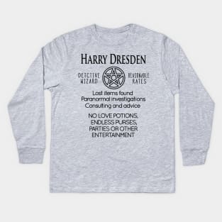 McAnally s Brown Bottle Traditionally Brewed Old World Ale harry dresden, dresden files, wizard, detective, dresden Kids Long Sleeve T-Shirt